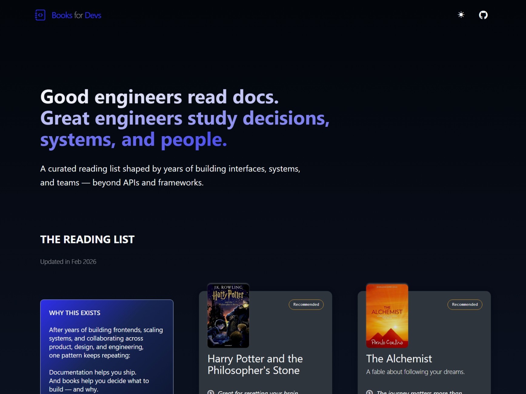 Books for Devs